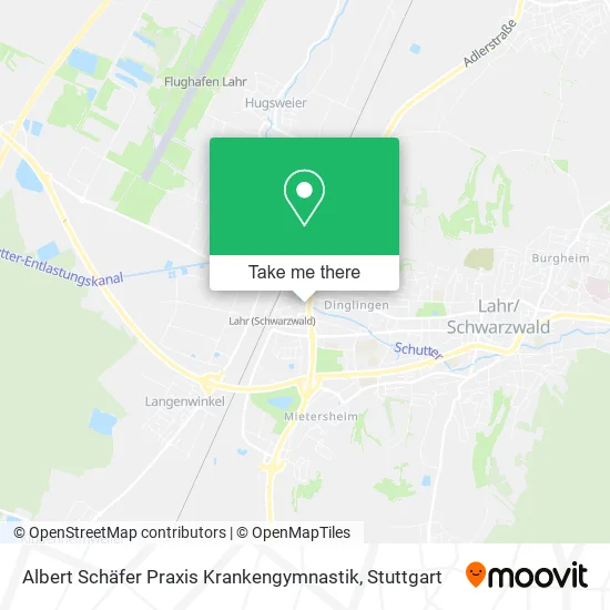 Albert Schäfer Praxis Krankengymnastik map
