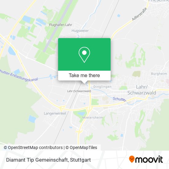 Diamant Tip Gemeinschaft map