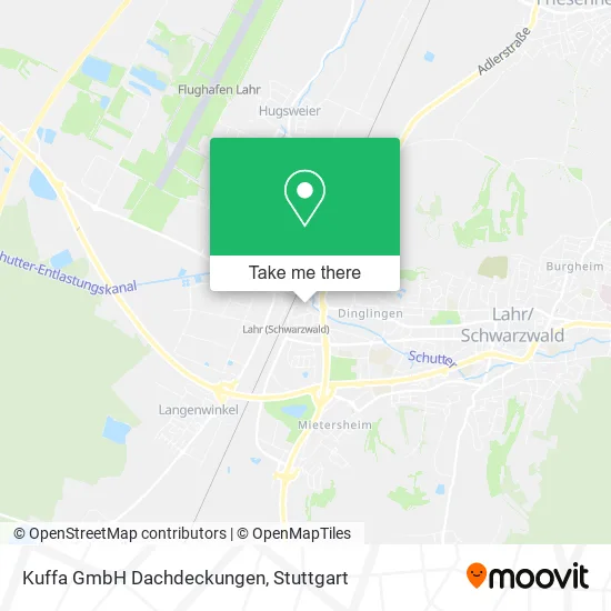 Карта Kuffa GmbH Dachdeckungen