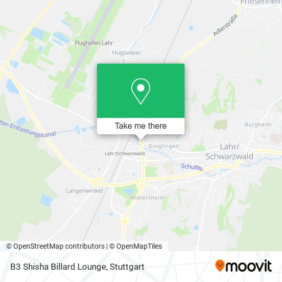 B3 Shisha Billard Lounge map