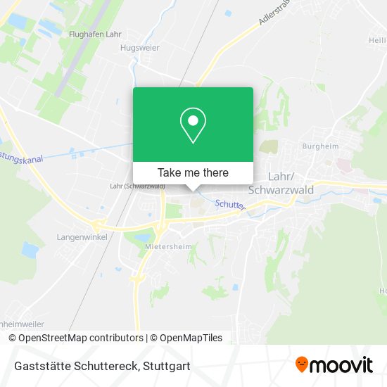 Gaststätte Schuttereck map