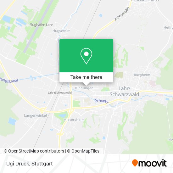 Ugi Druck map