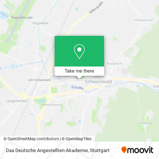 Карта Daa Deutsche Angestellten-Akademie