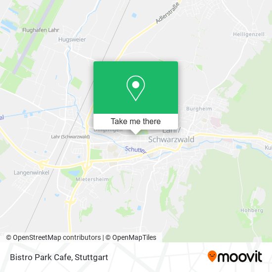 Карта Bistro Park Cafe
