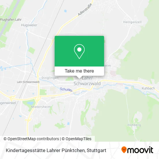 Карта Kindertagesstätte Lahrer Pünktchen