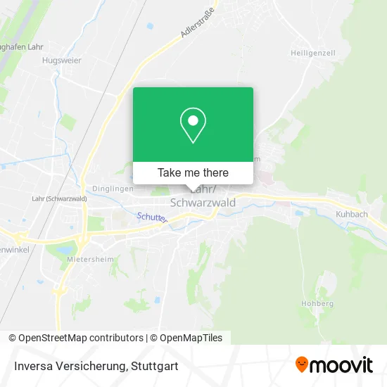 Карта Inversa Versicherung