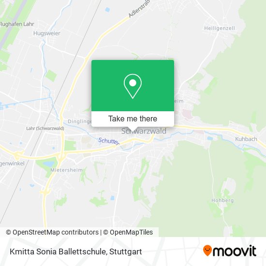 Kmitta Sonia Ballettschule map