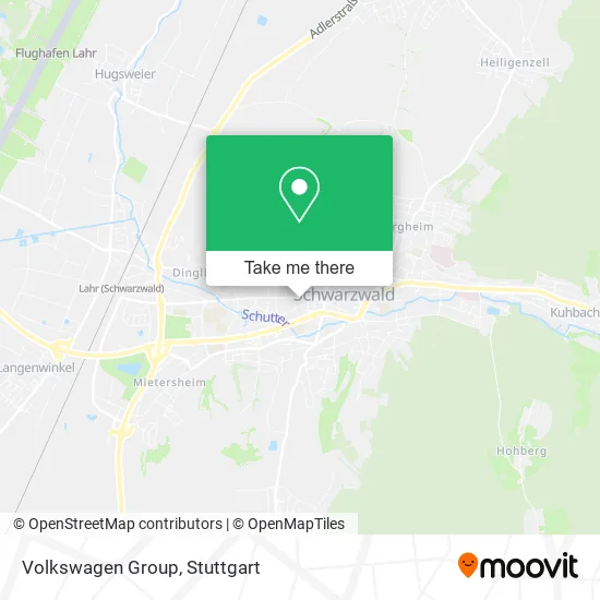 Карта Volkswagen Group