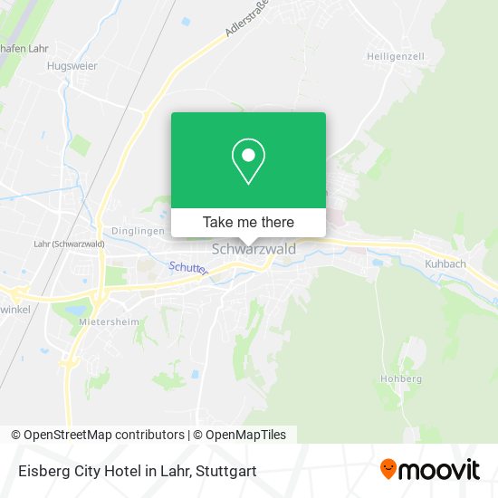 Eisberg City Hotel in Lahr map