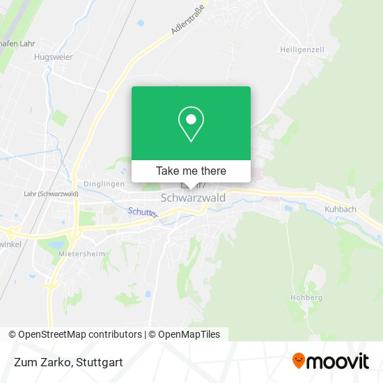 Карта Zum Zarko