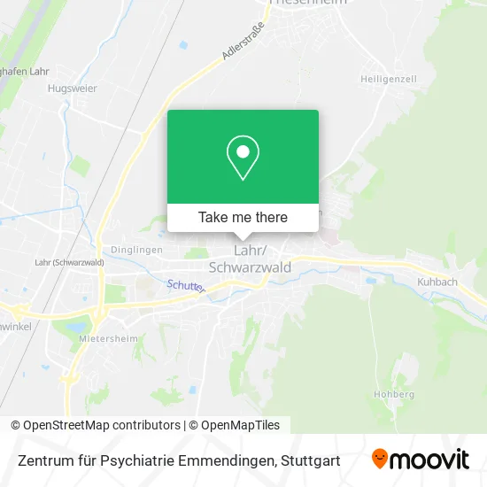 Карта Zentrum für Psychiatrie Emmendingen