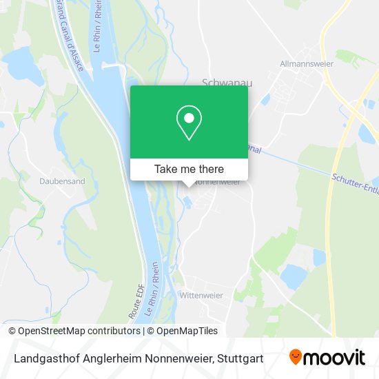 Карта Landgasthof Anglerheim Nonnenweier