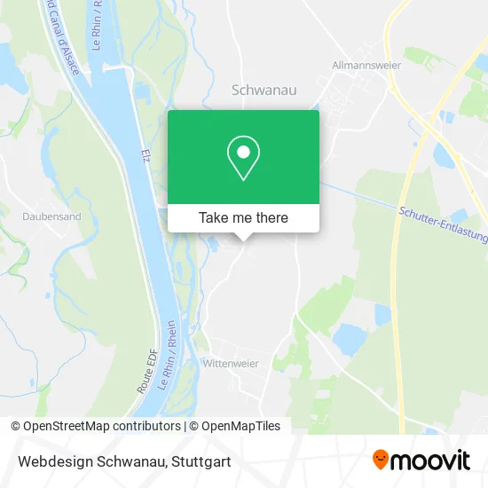 Карта Webdesign Schwanau