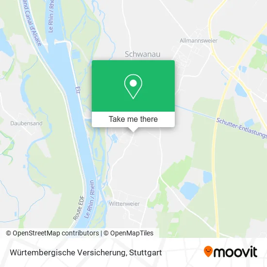 Карта Würtembergische Versicherung