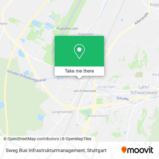 Sweg Bus Infrastrukturmanagement map