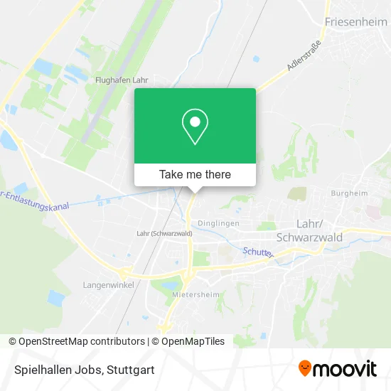 Карта Spielhallen Jobs