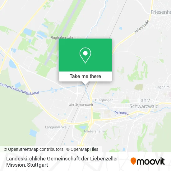 Карта Landeskirchliche Gemeinschaft der Liebenzeller Mission