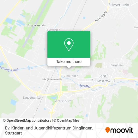 Карта Ev. Kinder- und Jugendhilfezentrum Dinglingen