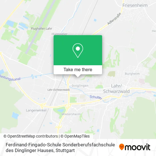 Карта Ferdinand-Fingado-Schule Sonderberufsfachschule des Dinglinger Hauses