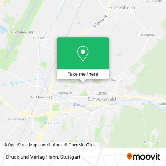 Карта Druck und Verlag Hahn