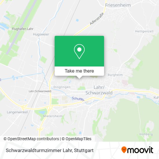 Schwarzwaldturmzimmer Lahr map