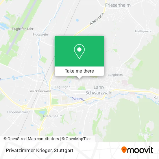Карта Privatzimmer Krieger