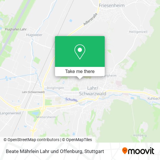 Карта Beate Mährlein Lahr und Offenburg