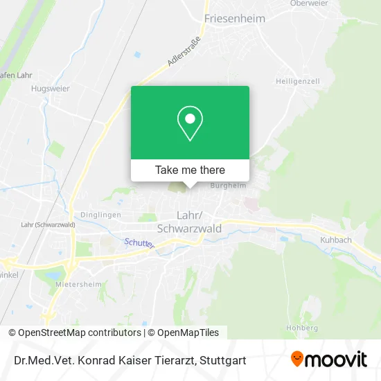 Карта Dr.Med.Vet. Konrad Kaiser Tierarzt