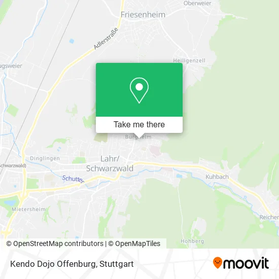 Карта Kendo Dojo Offenburg