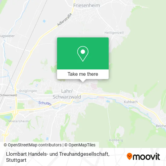 Карта Llombart Handels- und Treuhandgesellschaft