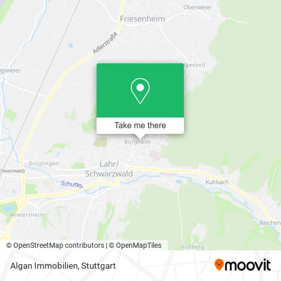 Карта Algan Immobilien