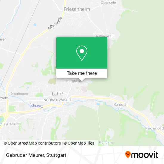 Карта Gebrüder Meurer