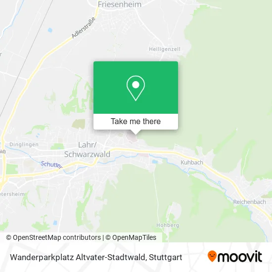 Карта Wanderparkplatz Altvater-Stadtwald