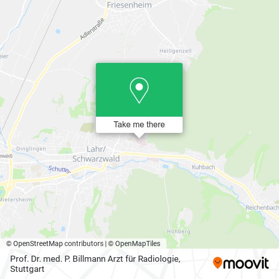 Prof. Dr. med. P. Billmann Arzt für Radiologie map