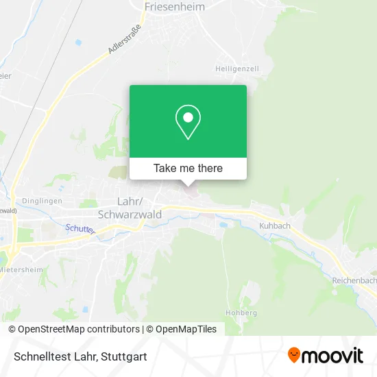 Карта Schnelltest Lahr