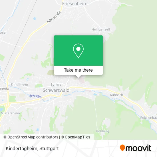 Карта Kindertagheim
