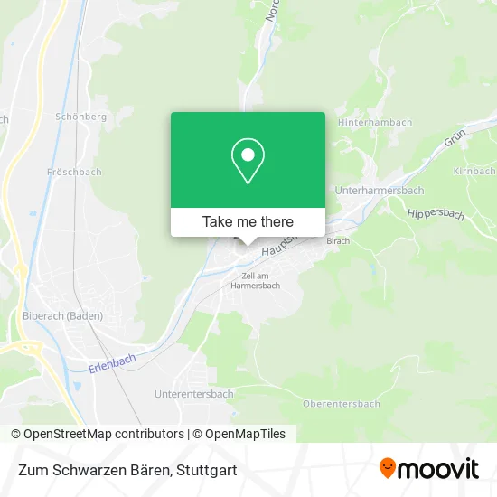 Карта Zum Schwarzen Bären