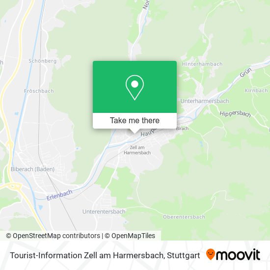 Карта Tourist-Information Zell am Harmersbach