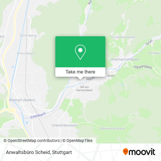 Anwaltsbüro Scheid map