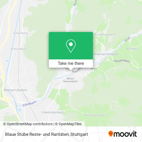 Карта Blaue Stube Reste- und Raritäten