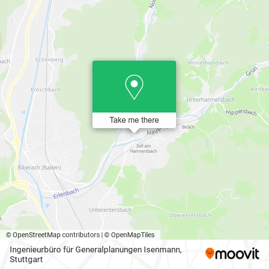 Карта Ingenieurbüro für Generalplanungen Isenmann