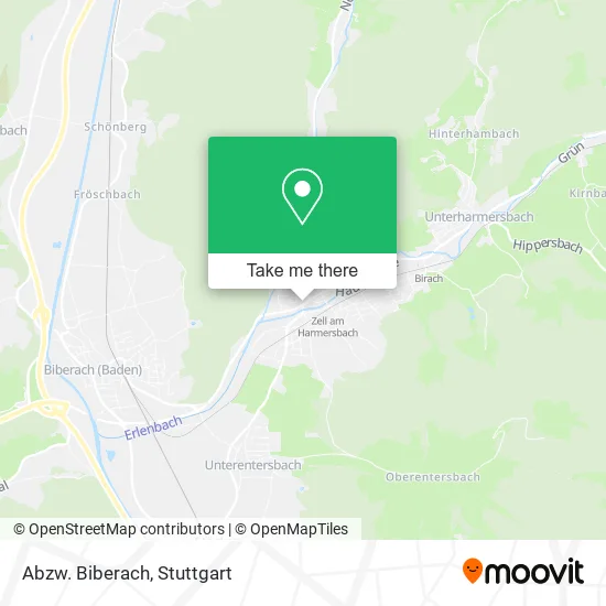 Карта Abzw. Biberach