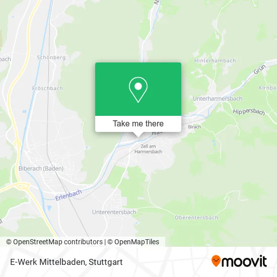 Карта E-Werk Mittelbaden