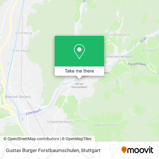 Карта Gustav Burger Forstbaumschulen