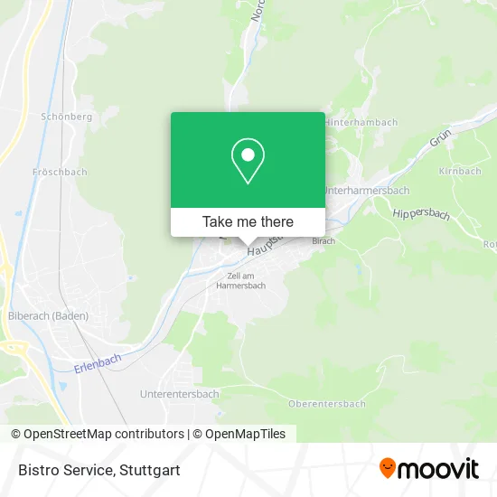 Карта Bistro Service