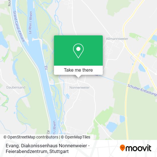 Evang. Diakonissenhaus Nonnenweier -Feierabendzentrum map