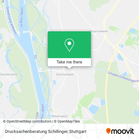 Drucksachenberatung Schillinger map