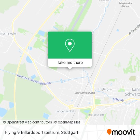 Flying 9 Billardsportzentrum map