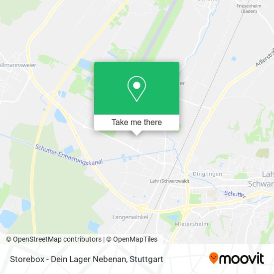 Storebox - Dein Lager Nebenan map