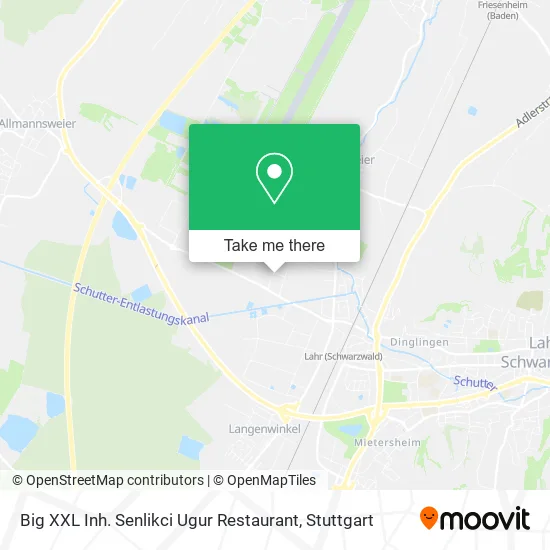 Карта Big XXL Inh. Senlikci Ugur Restaurant